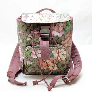 Authentic Gucci Backpack Bag Brown PVC mn900-020526